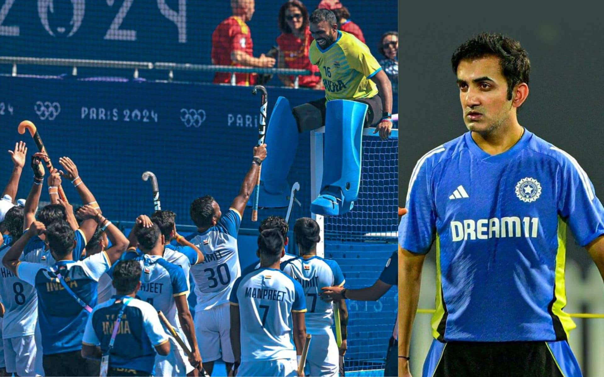 'Perfect Farewell..'- Gambhir Hails Shreejesh And Co After Historic Bronze At Paris Olympics 2024